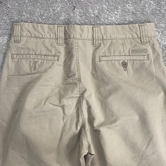 Perry Ellis Cottons Men's Khaki Chino Tan Trouser Pants Sz 34 x 30 - Picture 5 of 6